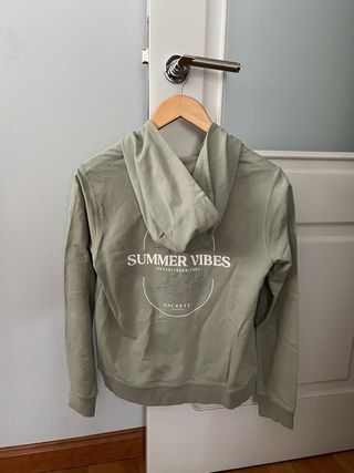 Sudadera Hackett verde militar 13-14 años