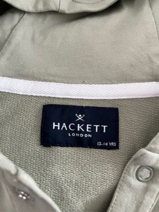 Sudadera Hackett verde militar 13-14 años