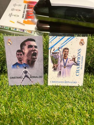 Cristiano Ronaldo Real Madrid x2 Cromos