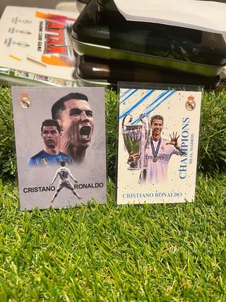 Cristiano Ronaldo Real Madrid x2 Cromos