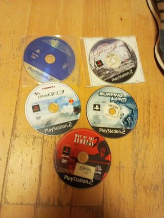 Lote 5 Juegos PlayStation 2