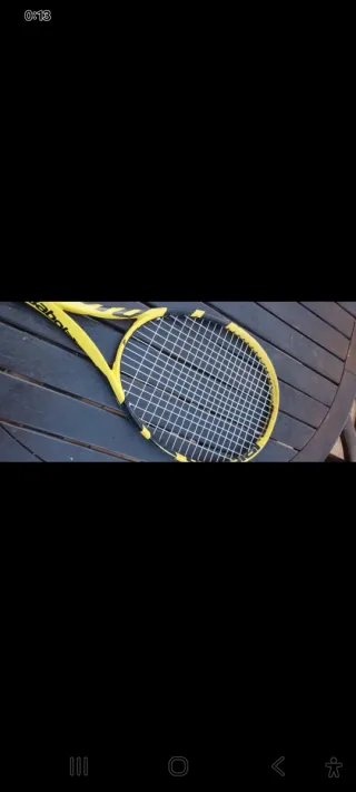 Raqueta de Tenis Babolat Amarilla pure aero 300gr