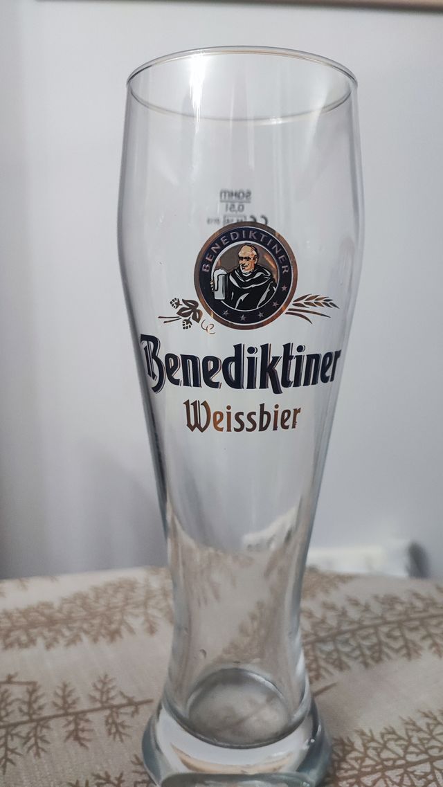 6 Vasos Cerveza Benediktiner 0.5L