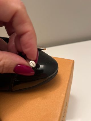 Tod's Ballerine Nere Laccetto Pelle Vernice 38