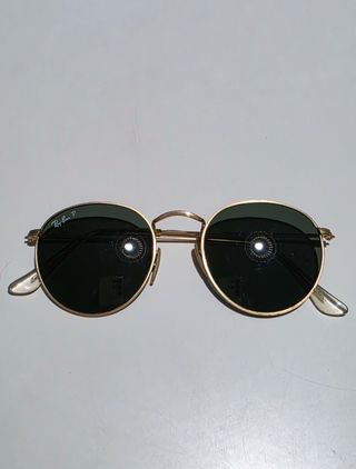 Gafas de Sol Ray-Ban RB3447 Round Metal Doradas