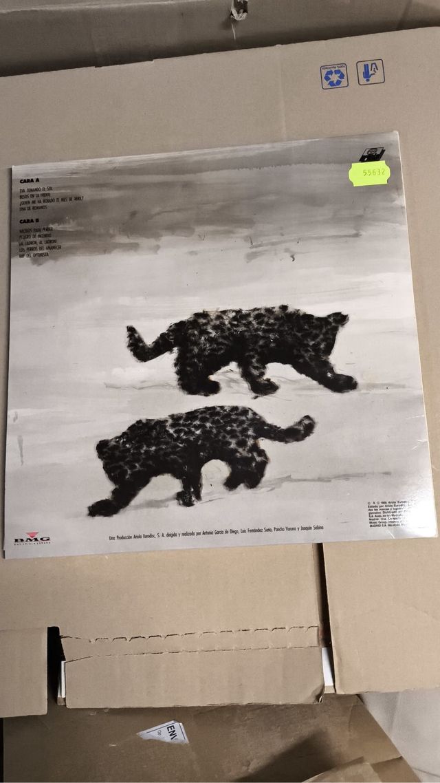 LP Joaquín Sabina El Hombre Del Traje Gris