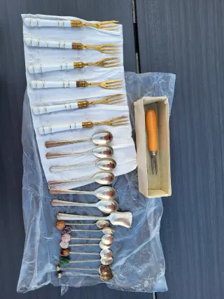 Conjunto Talheres Antiguos Vintage