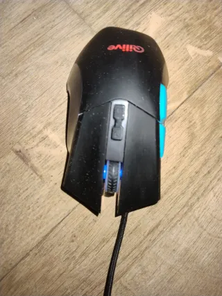 Ratón Qilive Negro y Azul