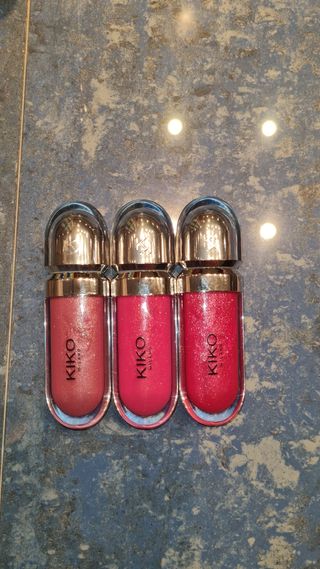 Set 3 Kiko Milano 3D Hydra Lip Gloss