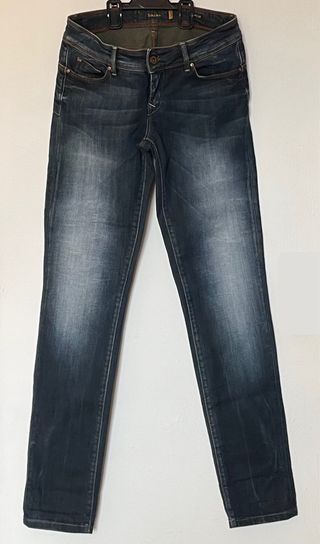 Pantalón vaquero push-up Salsa azul