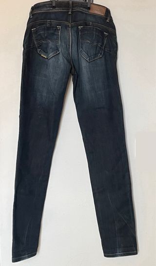 Pantalón vaquero push-up Salsa azul