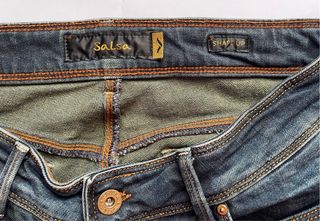 Pantalón vaquero push-up Salsa azul