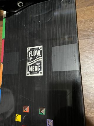 Tabla Snowboard Flow Merc 156w fijaciones Burton L