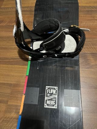 Tabla Snowboard Flow Merc 156w fijaciones Burton L