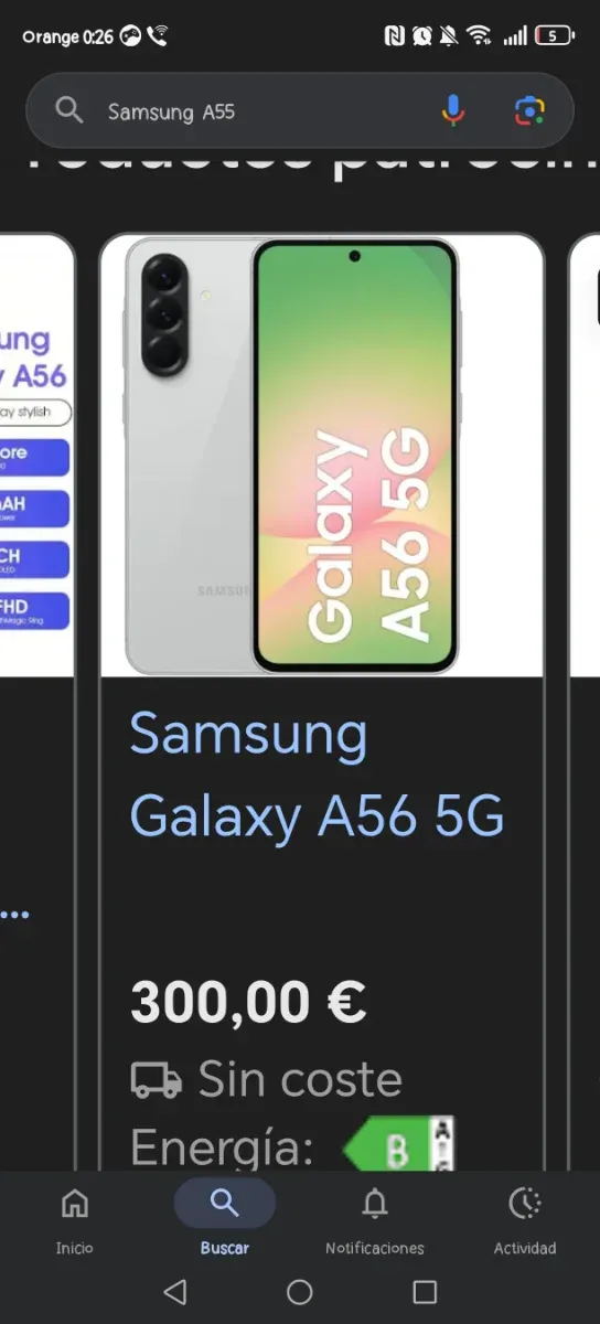 Samsung Galaxy A56 5G Blanco