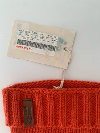Gorro lana Miss Sixty naranja