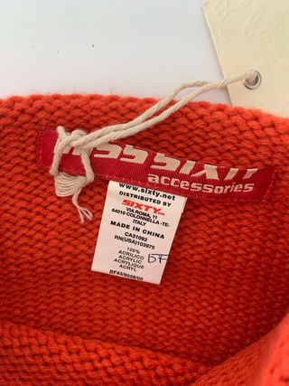 Gorro lana Miss Sixty naranja