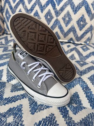 Converse All Star Low Grises Talla 36.5 - A0184