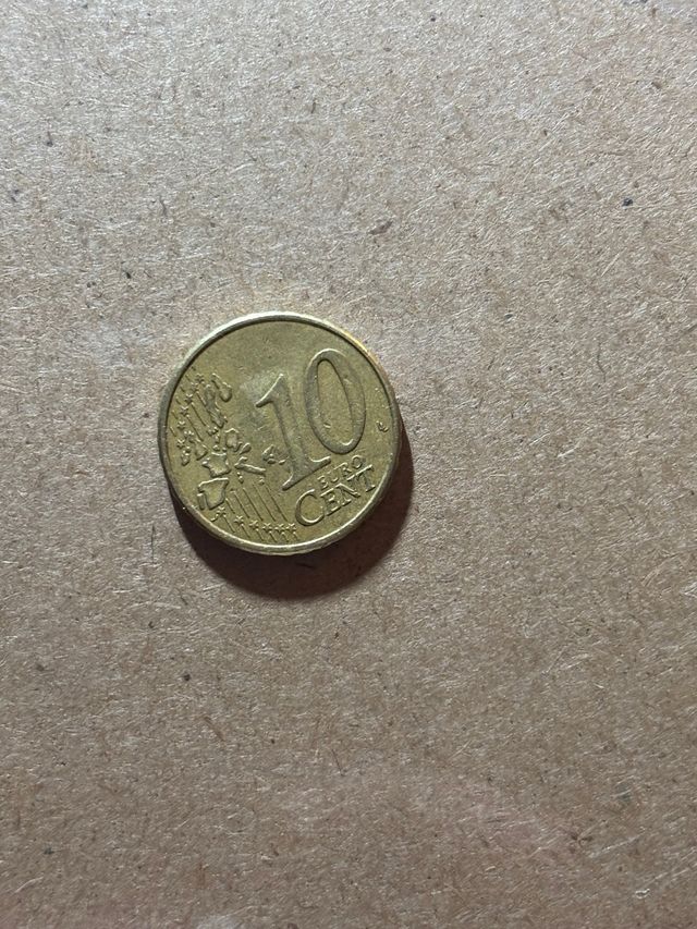 Moneda 10 céntimos Euro Bélgica 1999