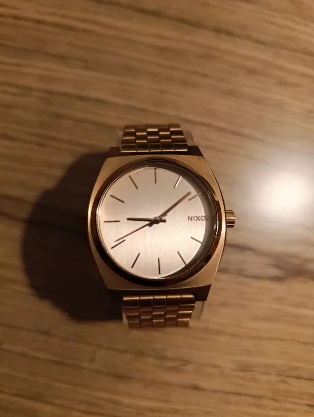 Nixon Time Teller Oro Rosa