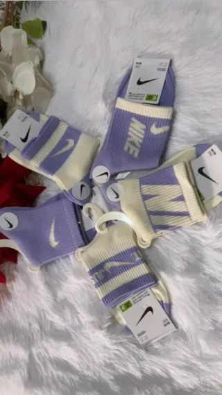Pack 5 pares calcetines Nike morados