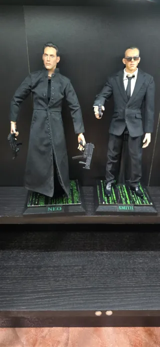 Figuras Matrix Neo y Smith 1/6 Custom