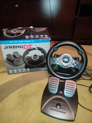 Volante y Pedales Jinshu GTR PS4/PS3/XBOX/PC