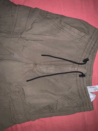 Pantalones cargo hombre verde oliva