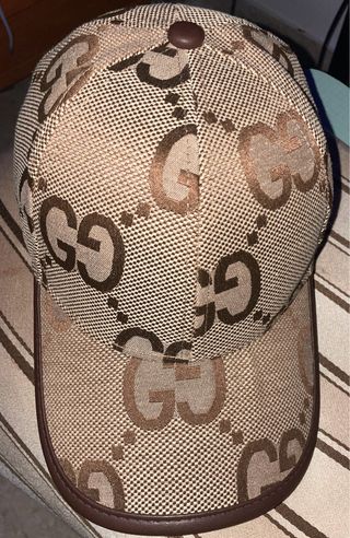 Gorra Gucci Beige y Marrón