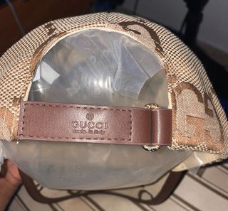Gorra Gucci Beige y Marrón
