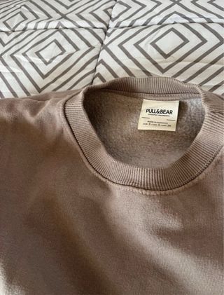 Sudadera Pull&Bear marrón talla S