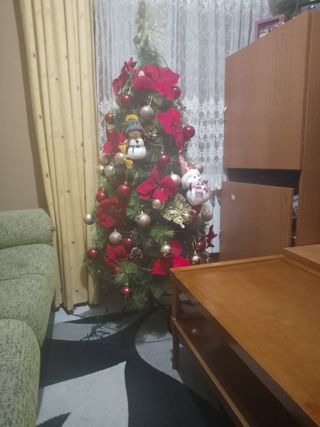 Árbol de Navidad decorado