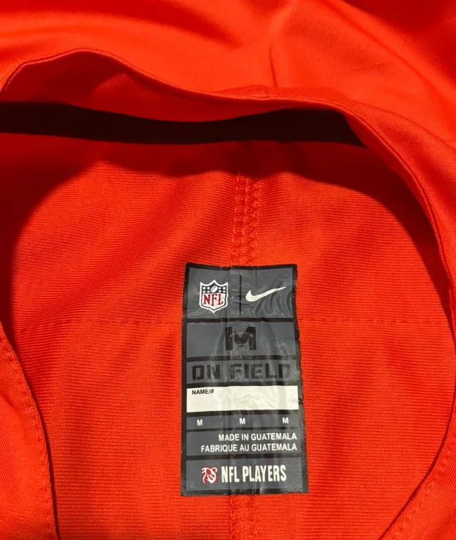 Maglia NFL Nike Uomo Taglia M Arancione