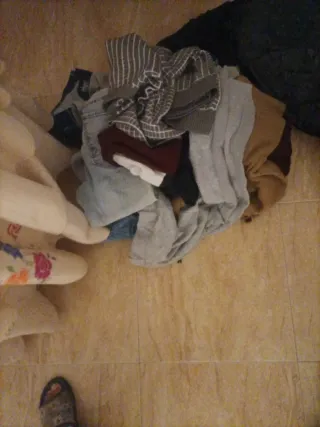 Lote Ropa Hombre Marrón y Gris