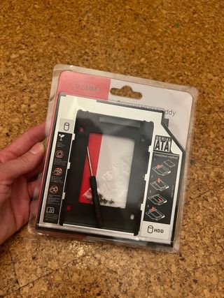 Adaptador Caddy HDD/SSD 9.5mm SATA