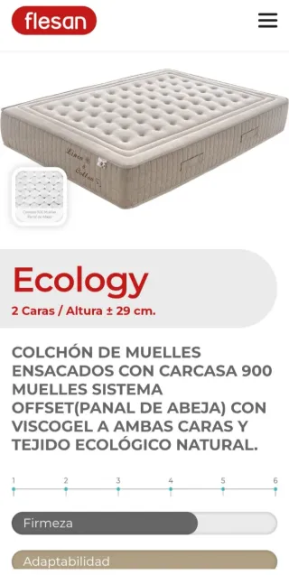 Colchón + Base Tapizada 150x190 cm