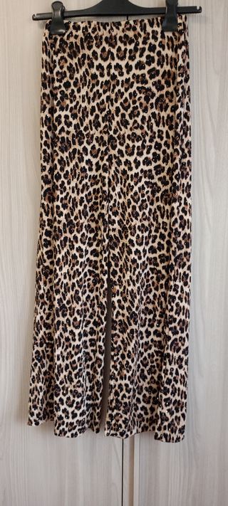Set Taglia S Pantalone Maculato e Maglione Crop