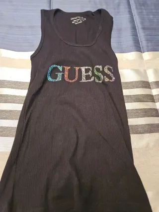 Camiseta Guess Tirantes Mujer Talla XS Multicolor