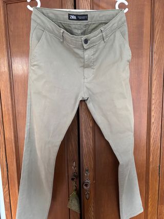Pantalón Zara Verde Oliva