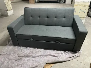 Sofá Cama 2 Plazas Gris