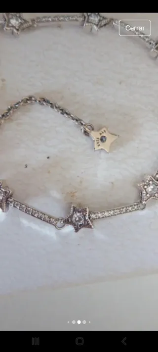 Pulsera Pandora Estrellas Plata Tallas 16-18