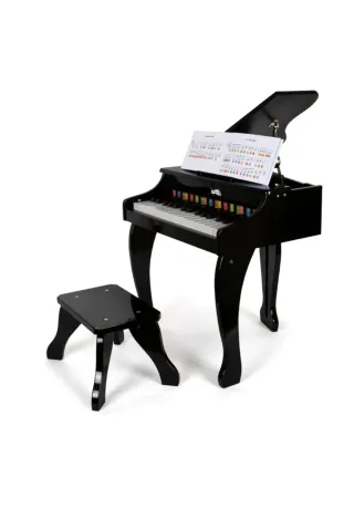 Piano de cola infantil negro
