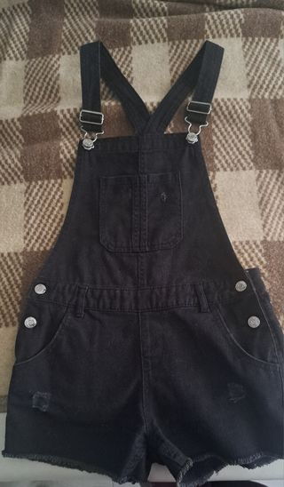 Mono corto vaquero negro H&M