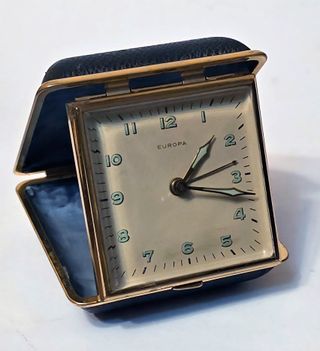 Reloj despertador vintage marca Europa 2 Jewels