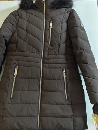 Abrigo Michael Kors Mujer Marrón