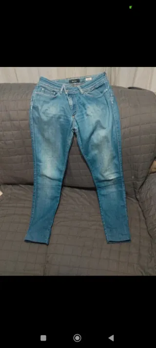 Pantalón vaquero Salsa mujer azul push up