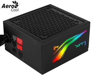 AEROCOOL LUX RGB. 550M. 80 PLUS BRONZE.