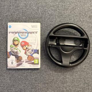 Mario Kart Wii con Volante Negro