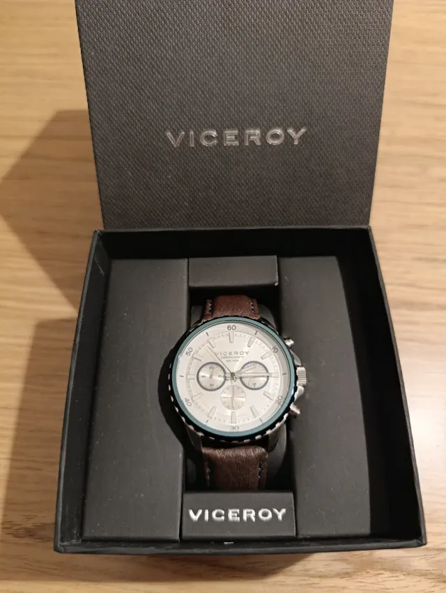 Reloj Viceroy Hombre Marrón y Plateado