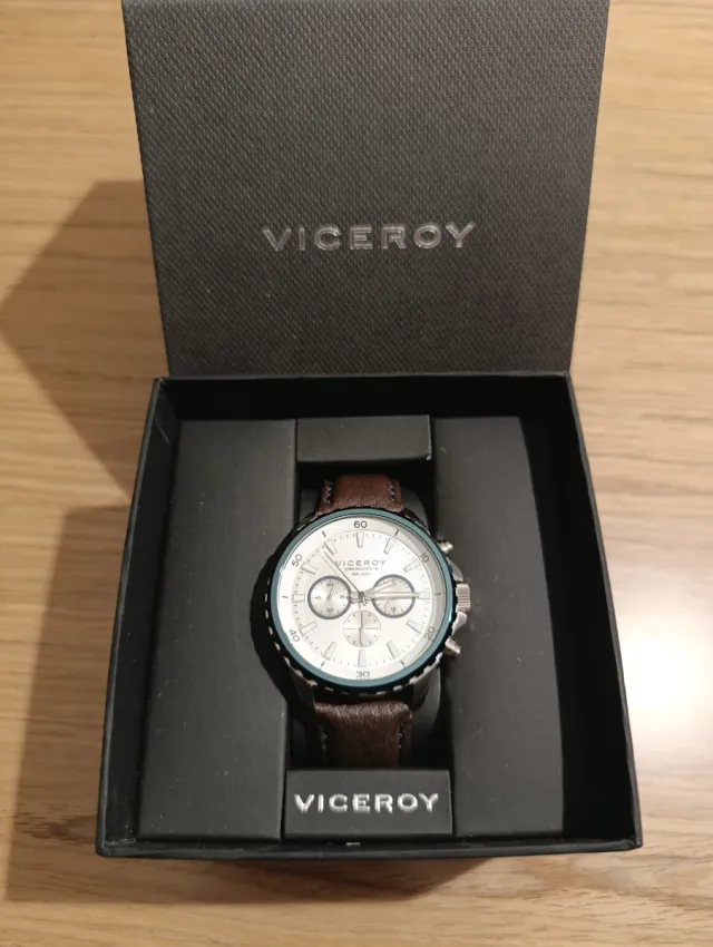 Reloj Viceroy Hombre Marrón y Plateado